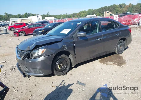2016 Nissan Sentra Sv from USA, damaged, VIN 3N1AB7AP2GL675285